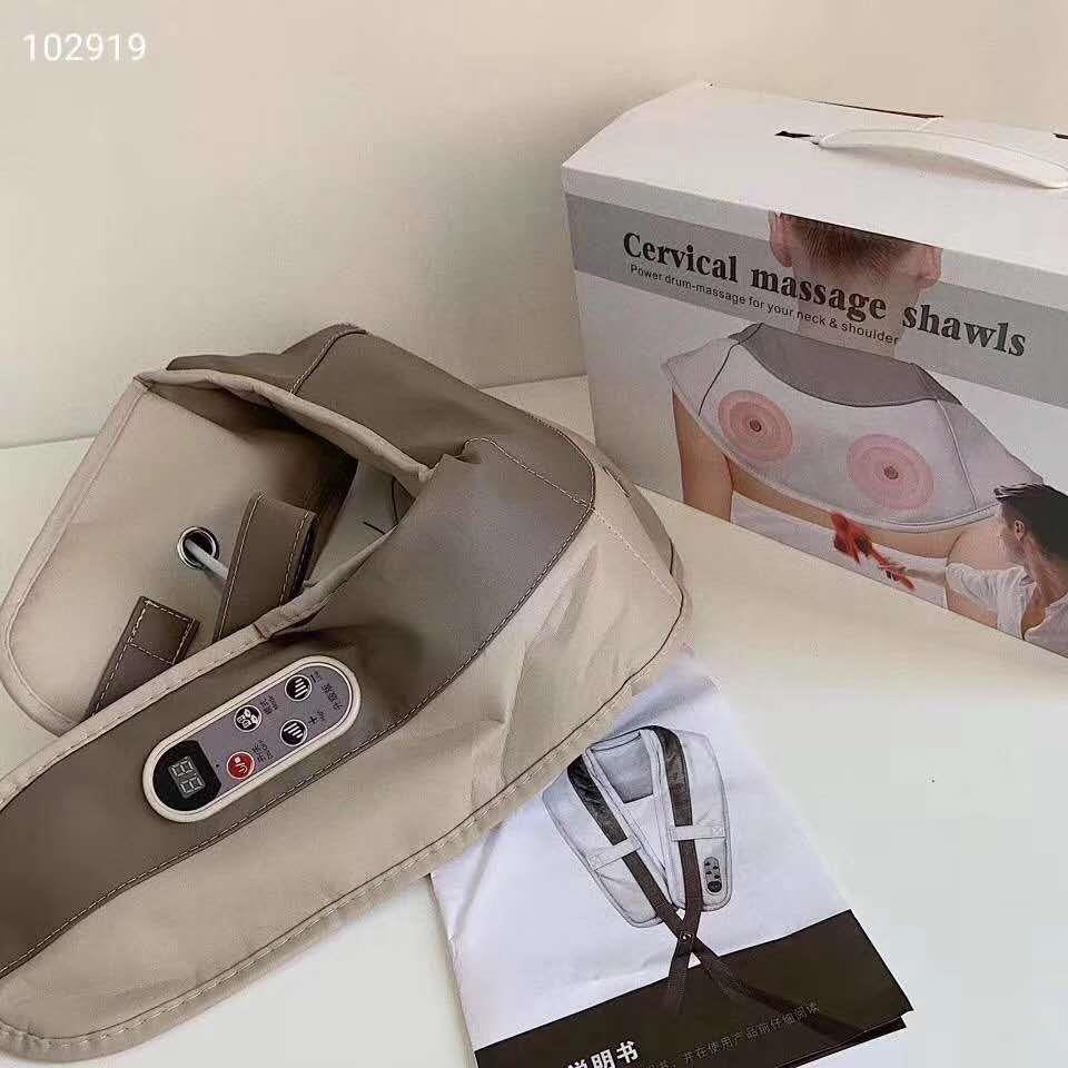 极速l肩颈椎摩披肩器仪子捶打敲敲乐H背部腰家用揉捏脖膀送父按母