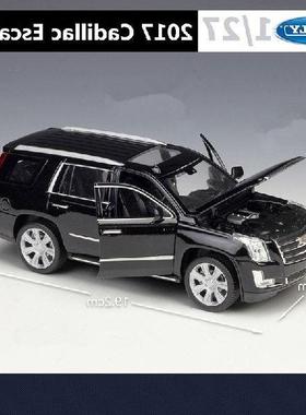极速WELLY 1:27 Cadillac Escalade SUV Alloy OCar Model Diecas