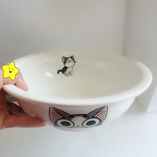 极速2只装汤h碗陶瓷家用大碗面碗装汤碗骨瓷碗陶瓷碗可微波炉餐具