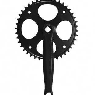 极速登山自行车牙盘曲柄方孔齿轮盘链条盘中轴P套装 正负齿大齿盘