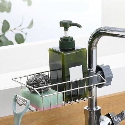极速Sink Caddy Iron Faucet RacAk Hotel 1PC Durable Bathroom