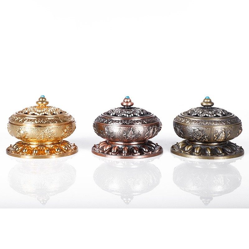 极速仿古合金铜檀香熏香炉家用盘香炉F香插香薰炉室内茶道供奉摆,家居饰品,香薰炉,淘宝优惠券,粉丝福利购,淘宝优惠卷