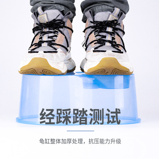 极速乌龟缸带晒台送1q只活物小乌龟花龟巴西龟草龟水陆饲养宠物龟