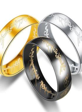 极速lord of gthe rings saiTS07nless s teietl rngjewelry puri