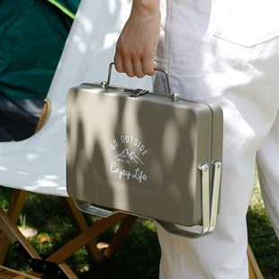 极速日本bcaptain stag鹿牌烧烤架户外折叠烤架小型手提式木炭烤