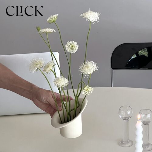新品Click展口插花器皿剑山固定新中式陶瓷艺术摆件W展厅商用家居