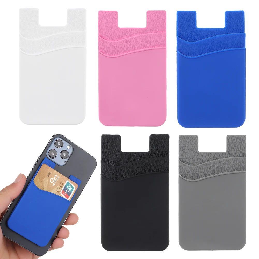 Silicone Phone Card Holder Wallet Case Phone Wallet On Cred