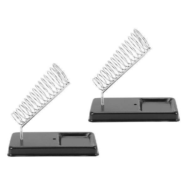2X Soldering Iron Metal Stand Holder S Afety Protect Base