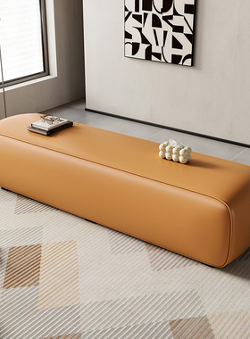 极简入户门口换鞋凳卧室轻奢床尾凳服装店衣帽间长条凳商铺沙发凳