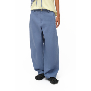 水洗宽松直筒工作裤 oinimi 法工蓝