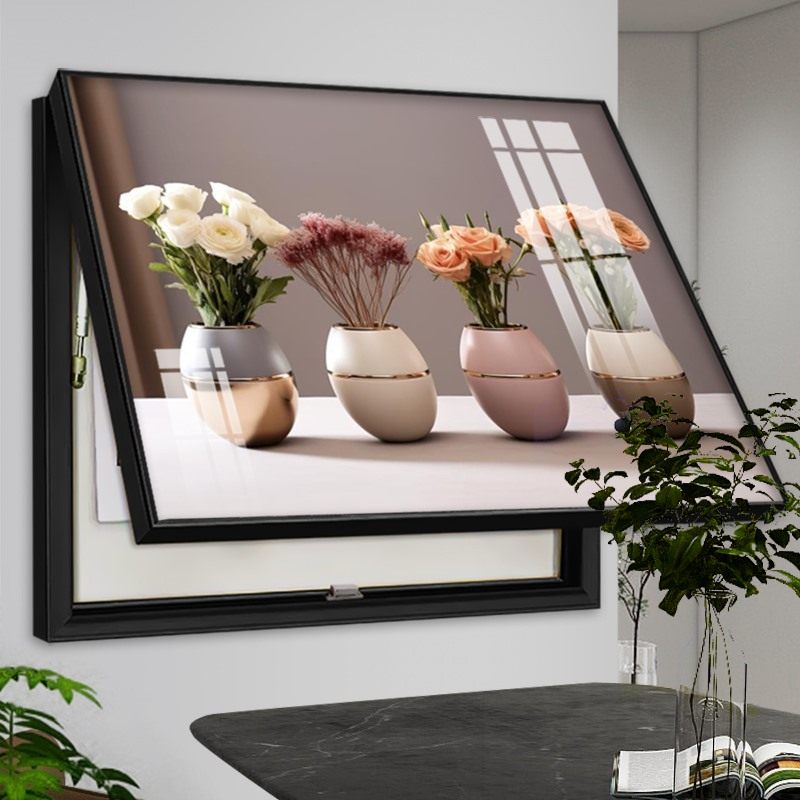 现代简约入户强弱配电箱遮挡推拉装饰画液压翻盖壁画电闸盒子挂画,家居饰品,现代装饰画,淘宝优惠券,粉丝福利购,淘宝优惠卷