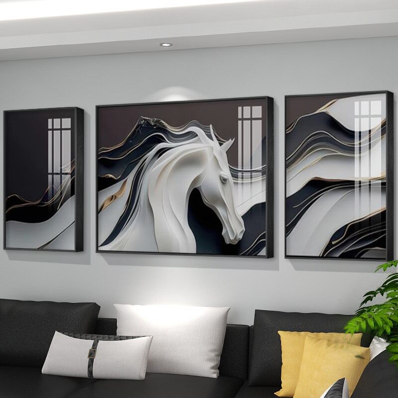 轻奢抽象客厅装饰画高级感沙发背景墙挂画现代简约时尚壁画艺术画