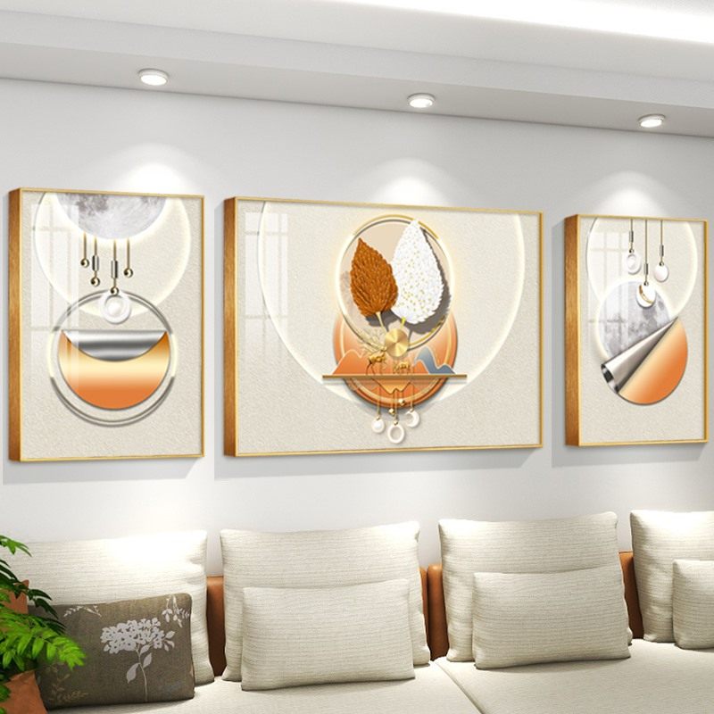 高级感沙发背景墙装饰画客厅壁画