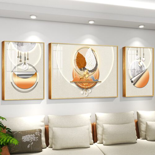 高级感沙发背景墙装饰画客厅壁画