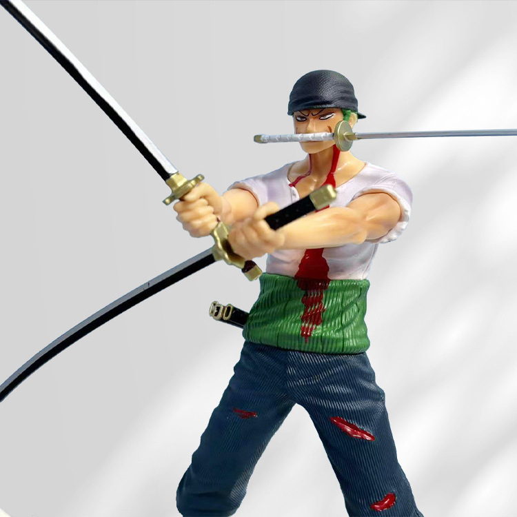 海贼王鹰眼对战索隆手办