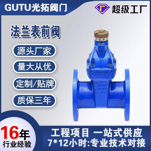 法兰表前阀 JMZ45X球墨磁性加密闸阀