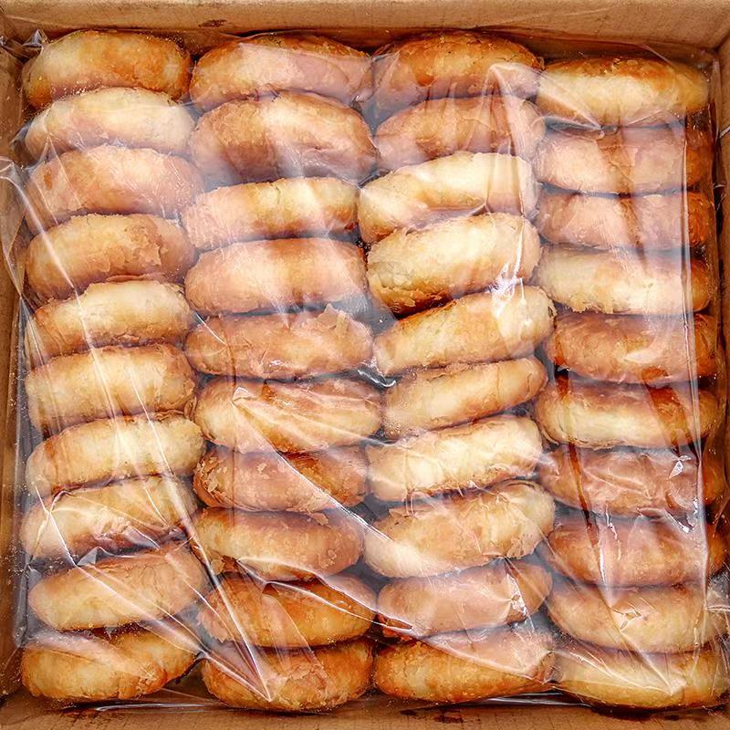 正宗东北酥饼白糖馅手工小酥饼整箱散装小烧饼三盒18个包邮