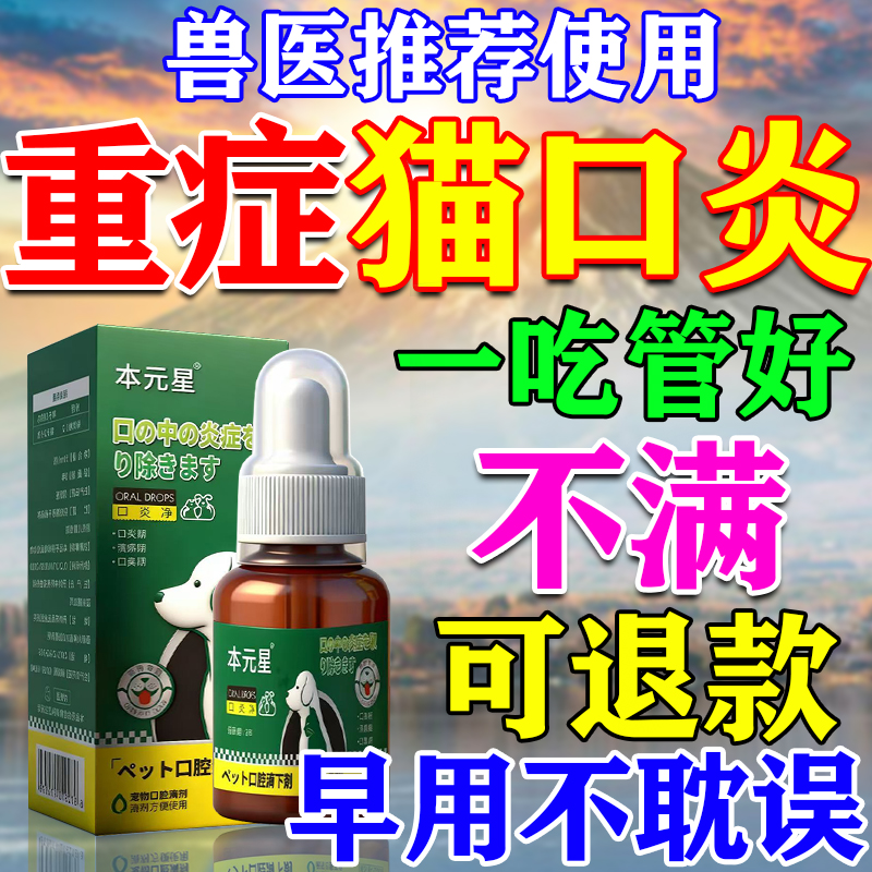 猫口炎特效药猫咪流口水