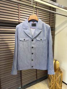 西服外套 26春夏亚麻混纺商务休闲简约西装 意式 ZZ老钱风轻奢男装