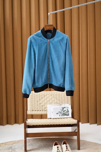 19800 本25春秋棒球服休闲牛仔夹克外套 kit老钱风轻奢男装 高版