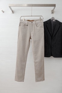 2025秋冬新款 保暖灯芯绒休闲裤 时尚 男士 纯色直筒长裤 老钱风男装