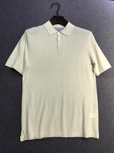 意式 BC版 polo衫 9800 亚麻混棉商务翻领短袖 老钱风高版 男装 本夏季