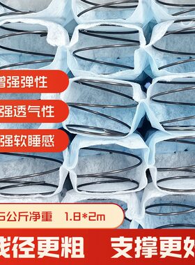 diy床垫迷你小弹簧mini气泡簧垫层酷布面包簧棕垫变软垫超薄q弹垫