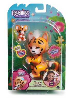 WowWee Fingerlings正品儿童智能多彩手指猴男孩女孩智能玩具
