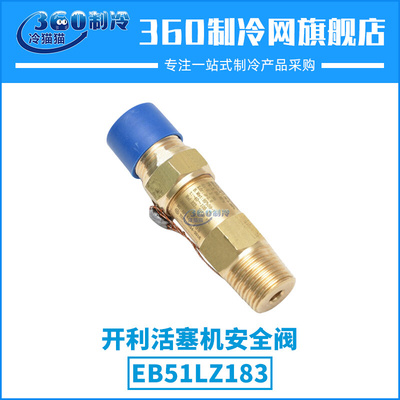 开利活塞机安全阀EB51LZ183中央空调机组压缩机配件