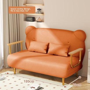 单人和双人折叠沙发床小公寓小憩阳台客厅多功能两用折叠床临时床