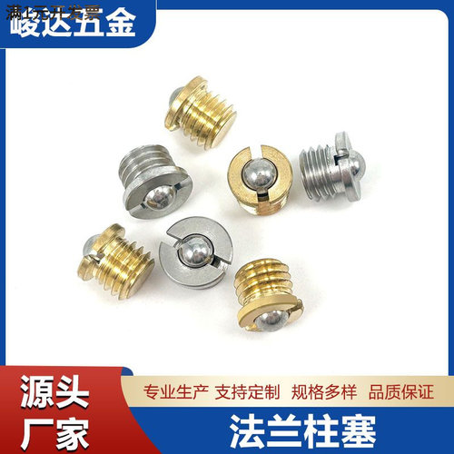 法兰柱塞批发不锈钢球头定位珠FB