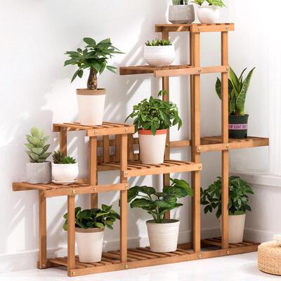 Multi-layer flower stand bonsai rack balcony plant pot shelf