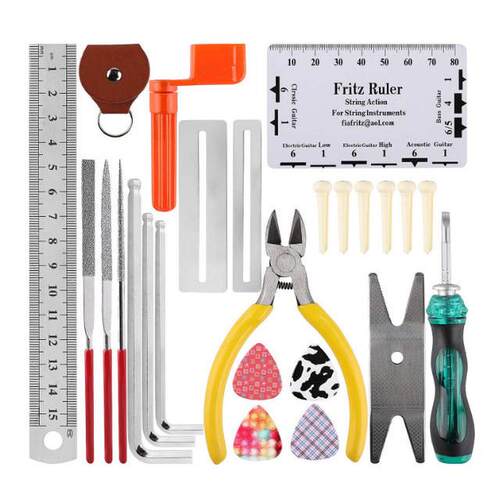 26 in 1 guitar kit set Guitar repair care tools Toolkit