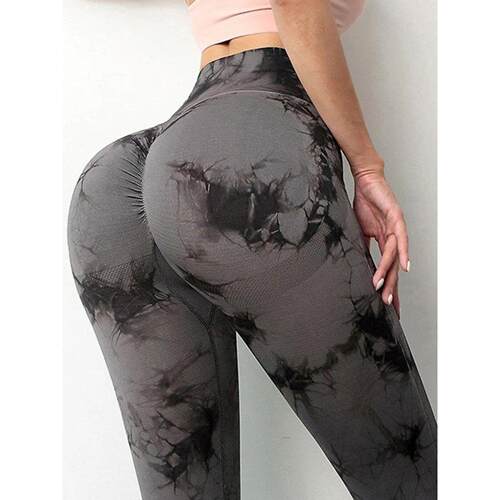 Tie-Dye Yoga Pants Sports Leggings Women Seamless High Waist