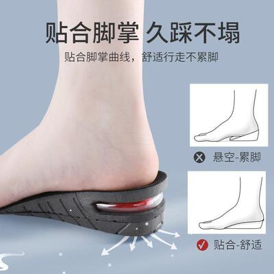 Height Increase Insoles for Men Women Elevator Shoes Cushio1