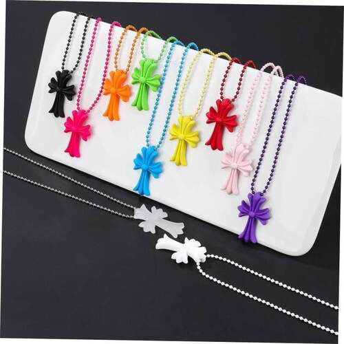 Personality hip hop retro cross necklace male fashion