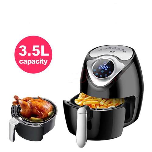 6L large electric air fryer Touch Screen English Air fryer
