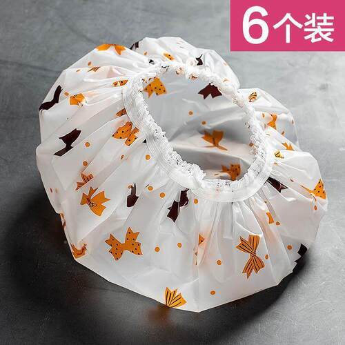 Waterproof Bath Hat Thickened Cap for Women Hair Shower Caps