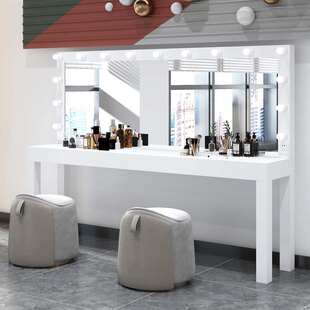 化妆造型学校化妆间工作室化妆台灯影楼美容特长带专业化妆镜款