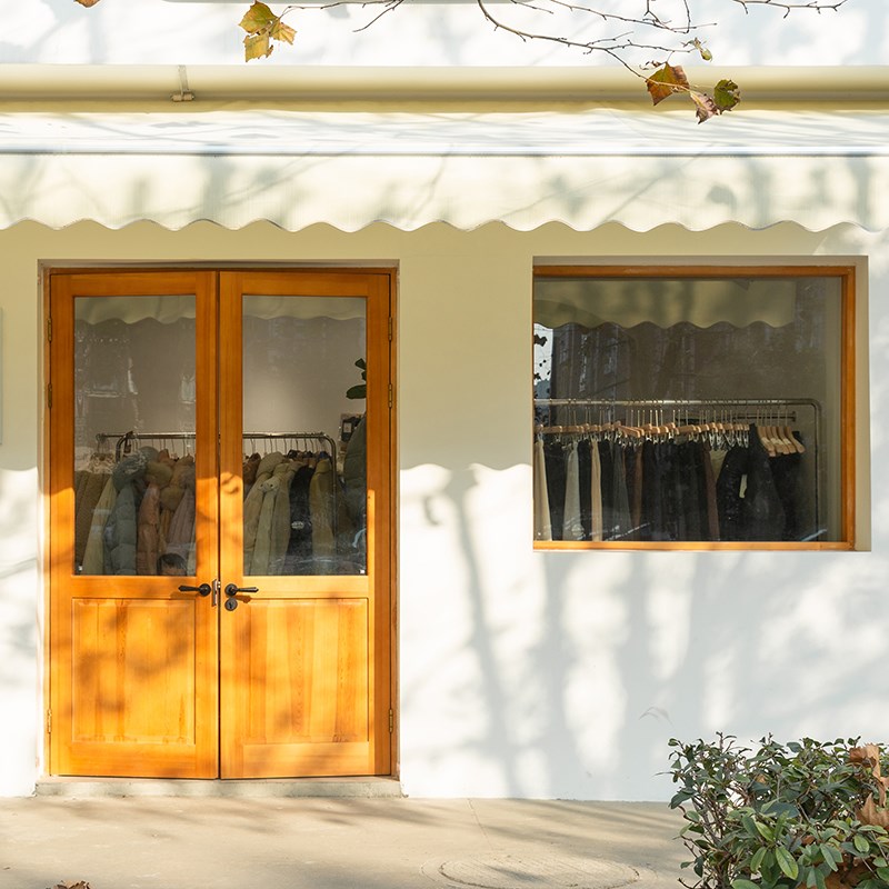 松木原木室内平开对开门定制店铺门头房家装民宿卧室书房实木门窗
