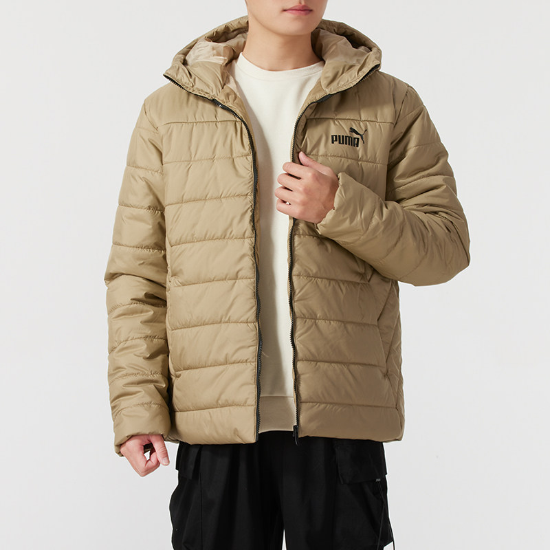 PUMA彪马连帽服男装春季新款运动衣棕色保暖外套防风夹克,运动服/休闲服装,运动羽绒服,淘宝优惠券,粉丝福利购,淘宝优惠卷