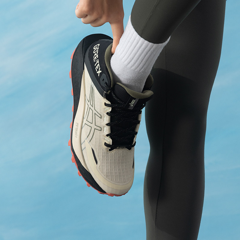 亚瑟士女鞋GEL-Trabuco MT GTX越野跑步鞋高帮防水徒步厚底运动鞋