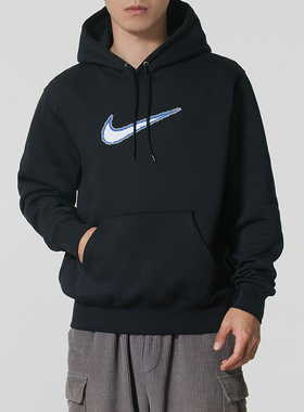 NIKE耐克卫衣男装2025新款冬季加绒保暖运动服休闲服套头衫HV0855