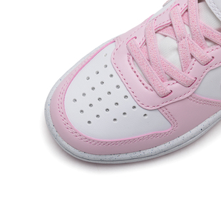 NIKE耐克COURT儿童鞋女冬季新款粉色运动鞋板鞋休闲鞋DV5457