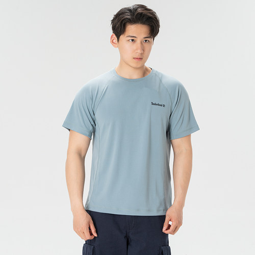 Timberland添柏岚官方男装凉感短袖夏季新款户外透气T恤半袖A6AS7