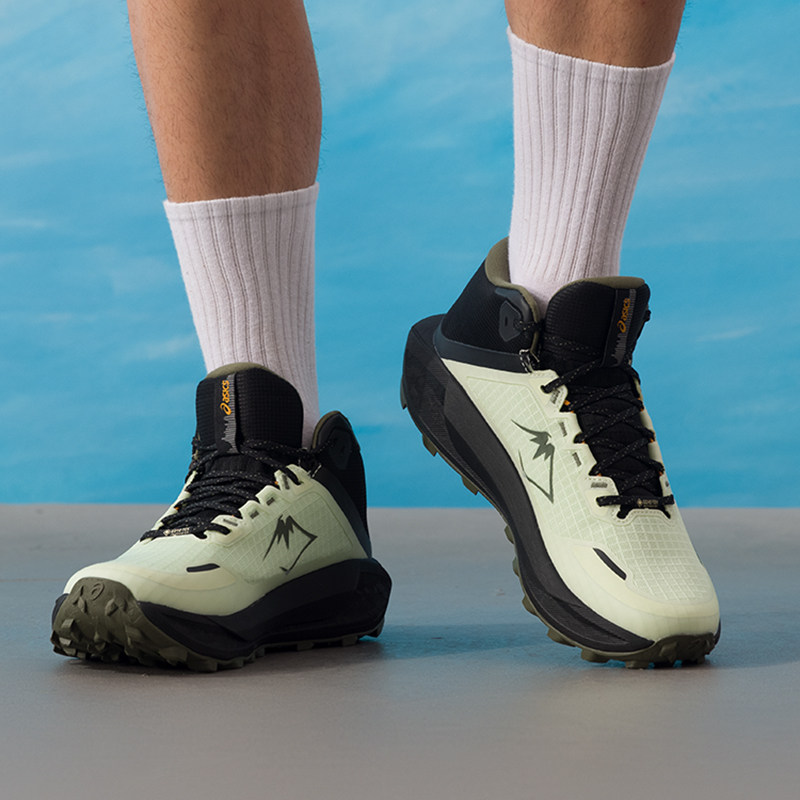 亚瑟士男鞋25新款越野跑步鞋GEL-TRABUCO MT GTX缓震徒步鞋运动鞋