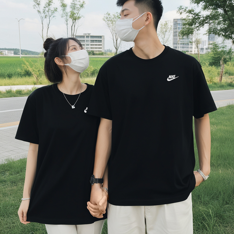 Nike官方正品耐克短袖男装25新款情侣装纯棉T恤上衣半袖体恤t恤女