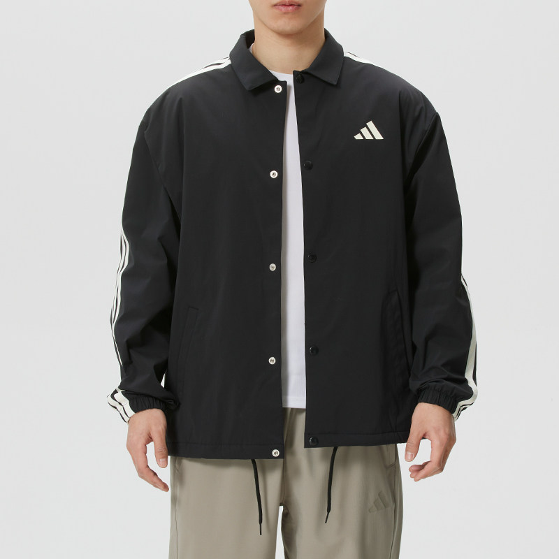 阿迪达斯（adidas）男装 2026春季新款运动服跑步健身训练外套时