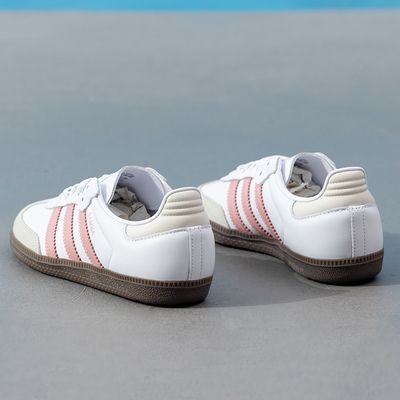 阿迪达斯新款冬女鞋SAMBA经典运动鞋小白鞋德训鞋T头鞋JI2677