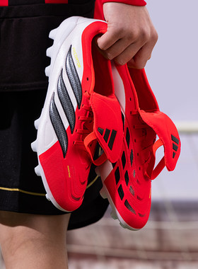 adidas阿迪达斯26猎鹰足球鞋2026春季新款本命年红色中端官方正品
